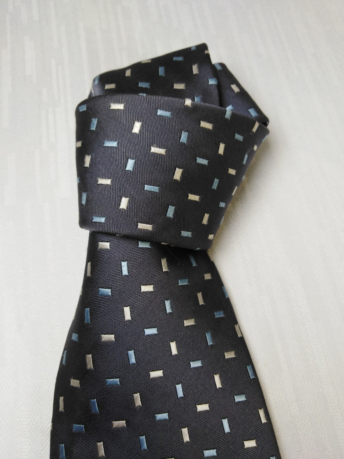 ANTONIO BASILE  SILK TIE SETA CRAVATTA NECKTIE ITALY SELF TIPPED