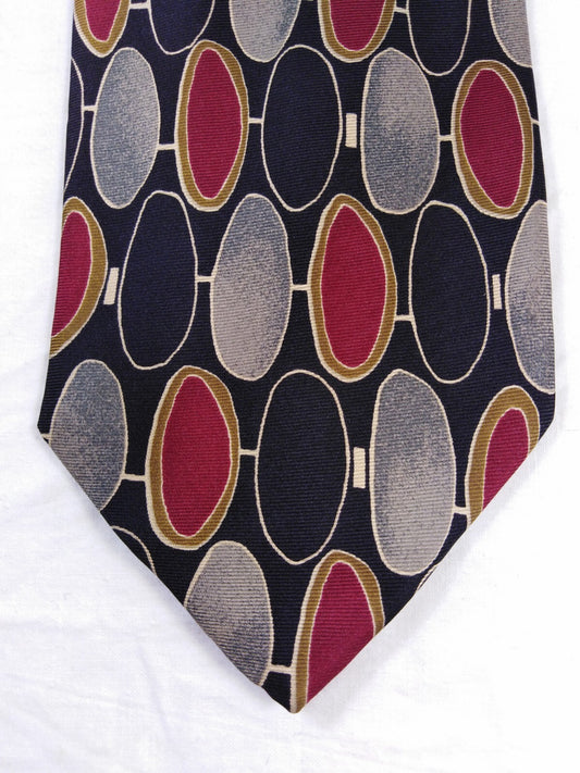 BASILE 100%  SILK TIE SETA CRAVATTA NECKTIE MADE IN ITALY