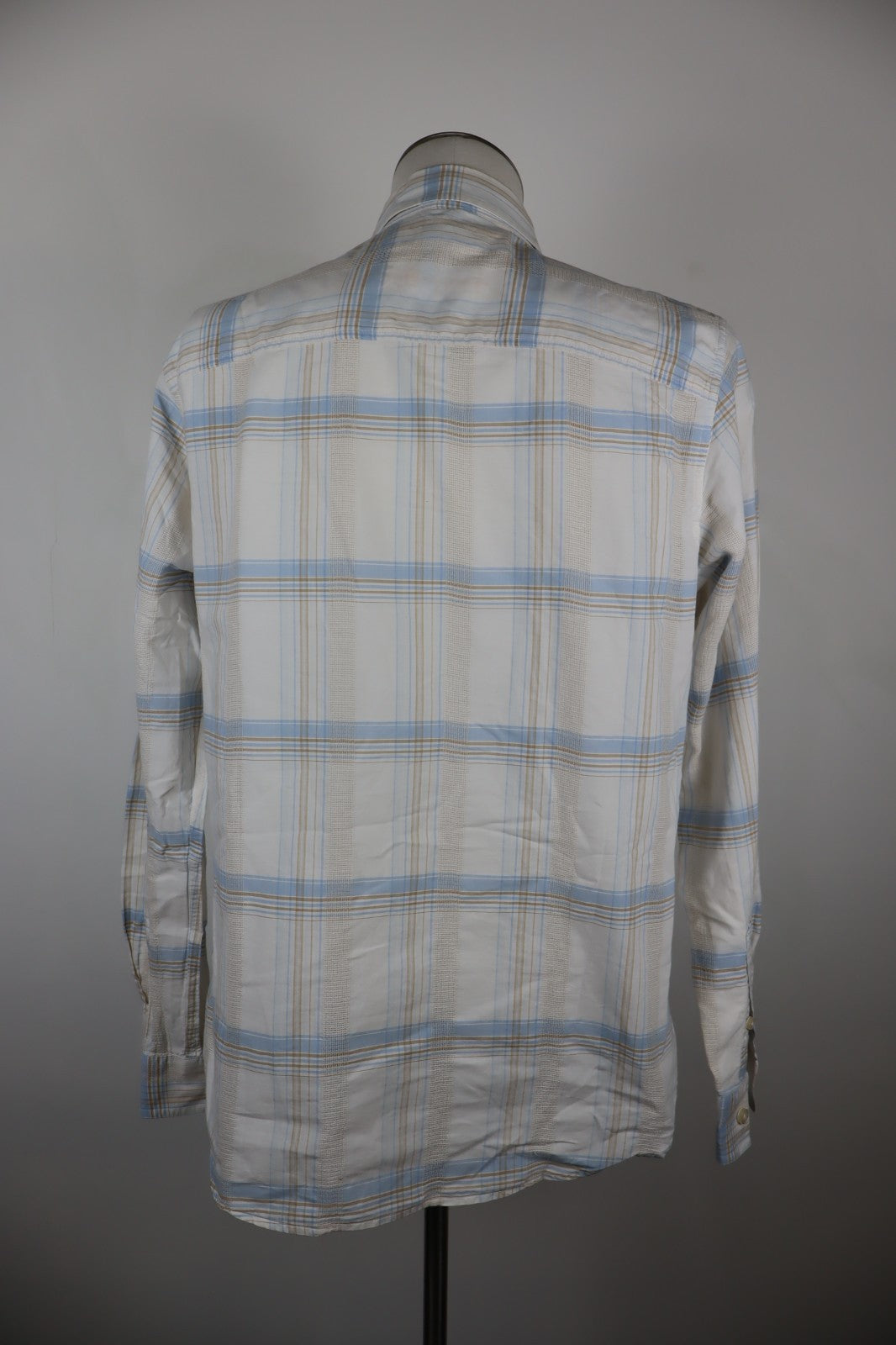 TIMBERLAND CAMICIA UOMO TG M MAN CASUAL VINTAGE SHIRT COTONE COTTON MANICA LUNGA