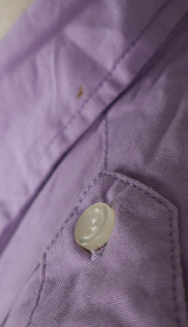 BLAUER CAMICIA DONNA TG. L WOMAN SHIRT CASUAL VINTAGE COTONE PURPLE COTTON