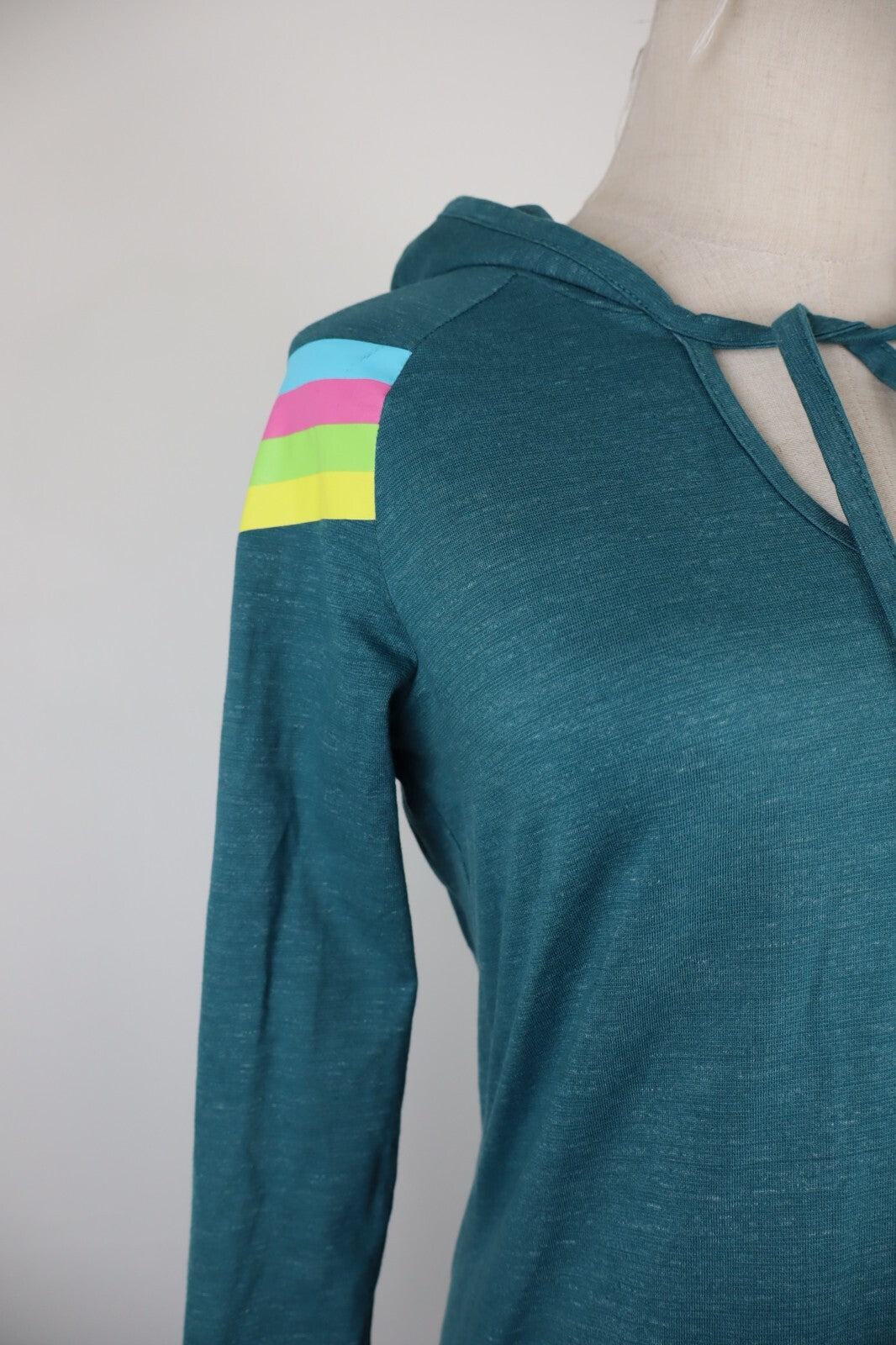 MAUI FELPA CAPPUCCIO DONNA Tg XS COTONE WOMAN CASUAL VINTAGE SPORT SWEATSHIRT