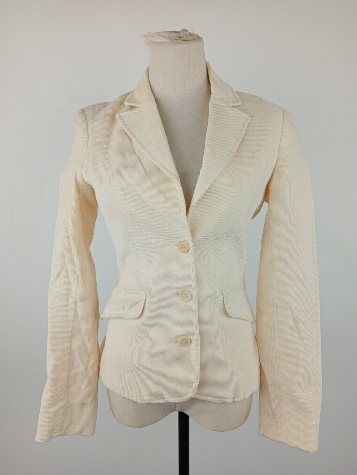 TOMMY HILFIGER BLAZER GIACCA DONNA COTONE 6 WOMAN VINTAGE CASUAL JACKET ITALY