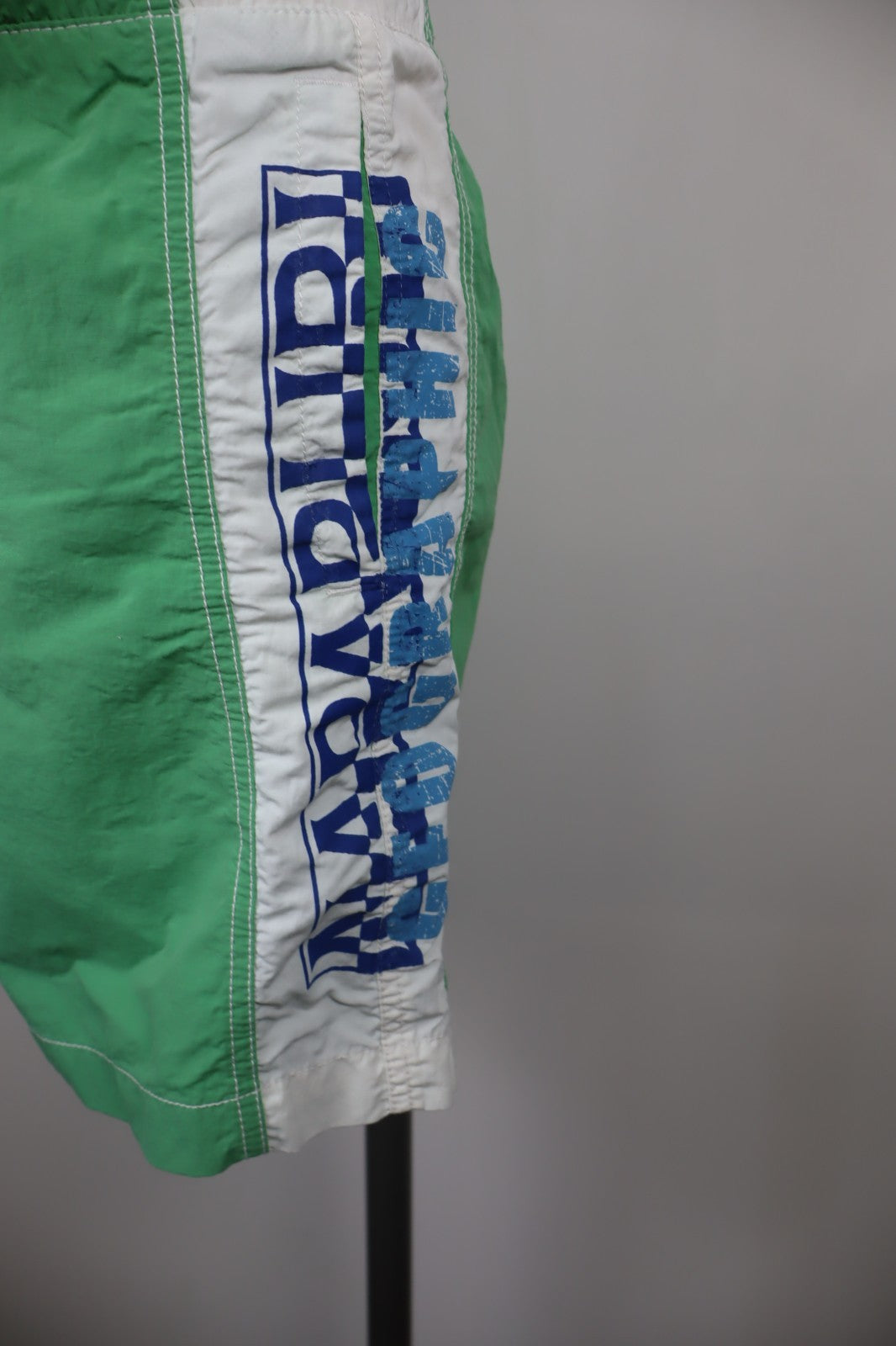 NAPAPIJRI COSTUME PANTALONCINO MARE UOMO TG L MEN SWIMSUIT VINTAGE CASUAL VERDE