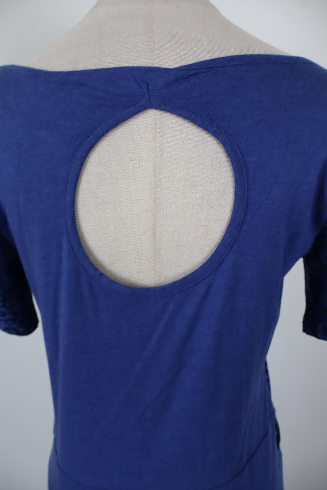 DESIGUAL VESTITO ABITO DONNA TG L WOMAN CASUAL VINTAGE DRESS COTONE