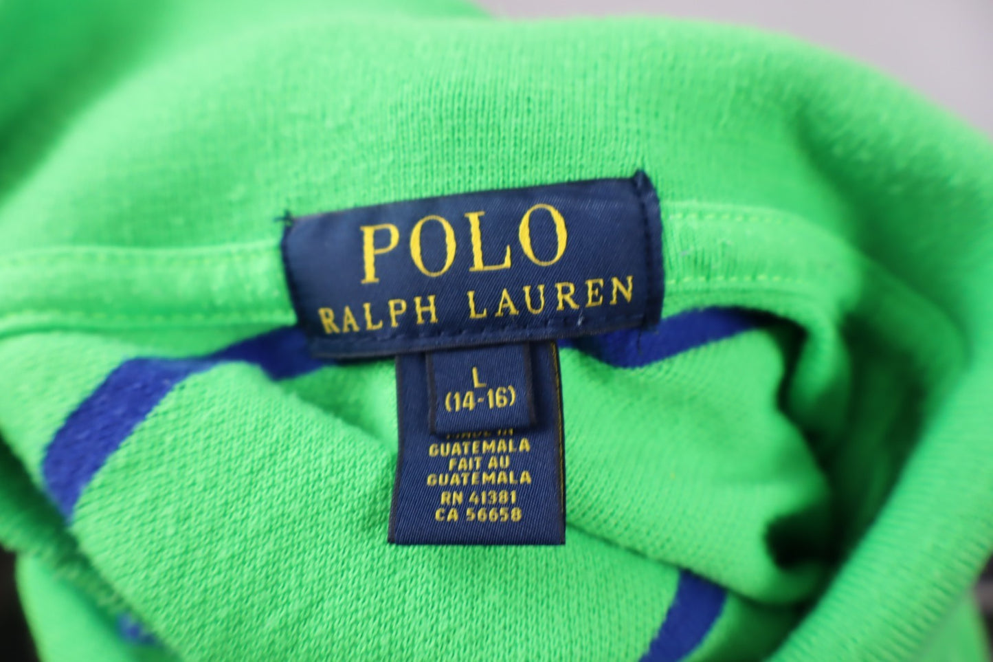 RALPH LAUREN MAGLIA POLO RAGAZZO COTONE L 14 16 ANNI BOY T-SHIRT CASUAL VINTAGE