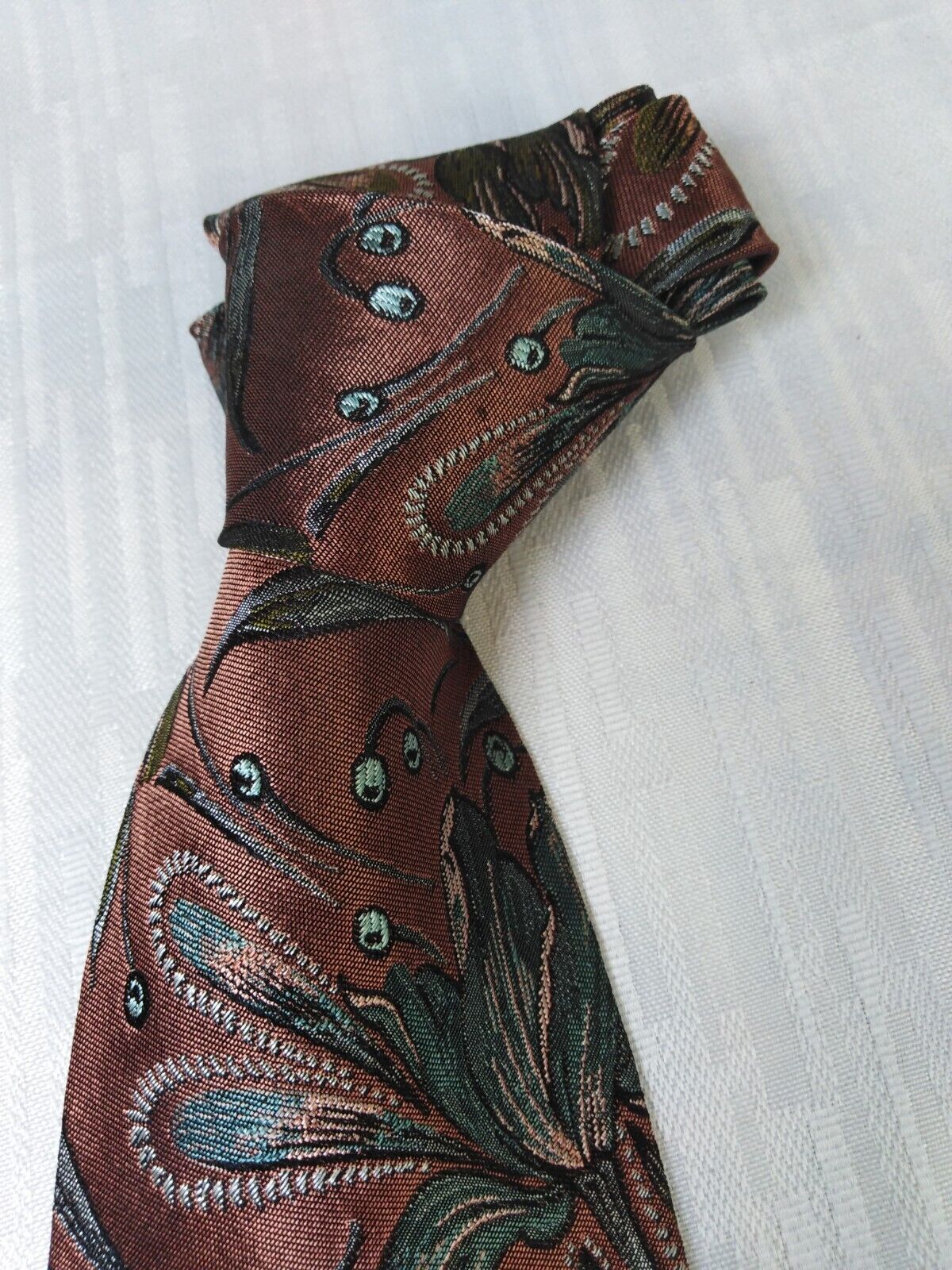 GIAN MARCO VENTURI 100% SILK TIE SETA CRAVATTA NECKTIE MADE IN ITALY