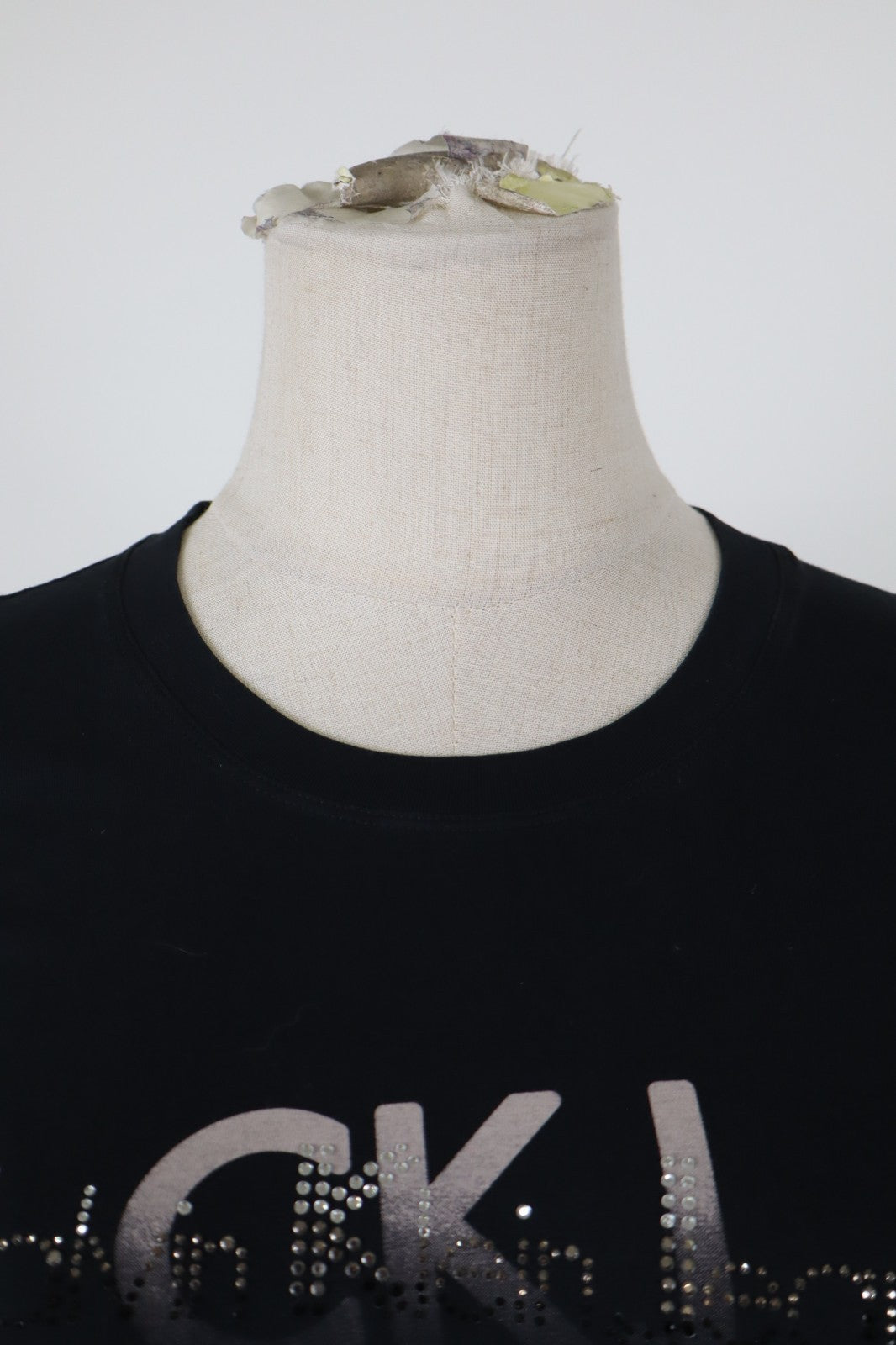 CALVIN KLEIN CK MAGLIA DONNA TG. 2XL WOMAN CASUAL VINTAGE T-SHIRT TOP COTONE