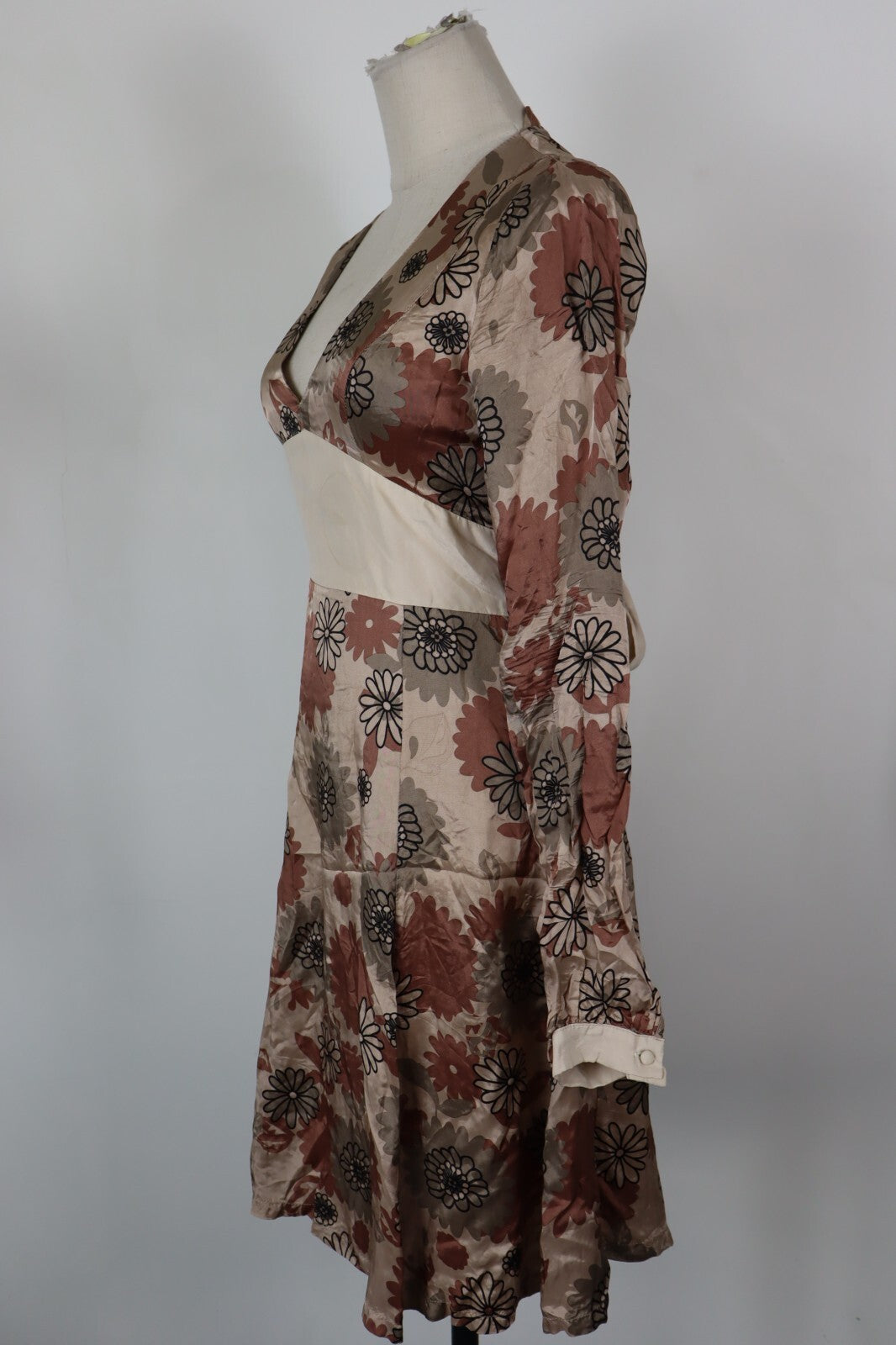 SIMONA BARBIERI TWINSET VESTITO DONNA TG 4M WOMAN CASUAL VINTAGE DRESS