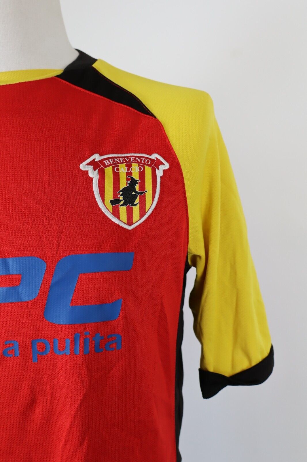 FRANKIE GARAGE BENEVENTO MAGLIA CALCIO TRIKOT UOMO Tg M SOCCER JERSEY VINTAGE