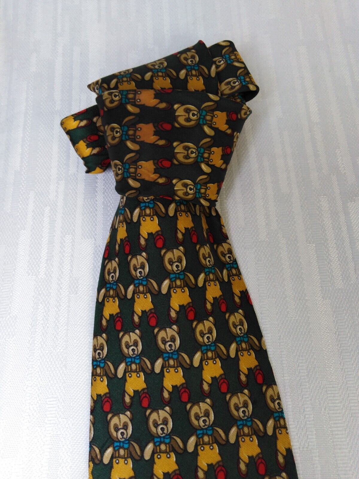 UMBERTO SCOLARI 100% SILK TIE SETA CRAVATTA NECKTIE ITALY VINTAGE CLASSIC