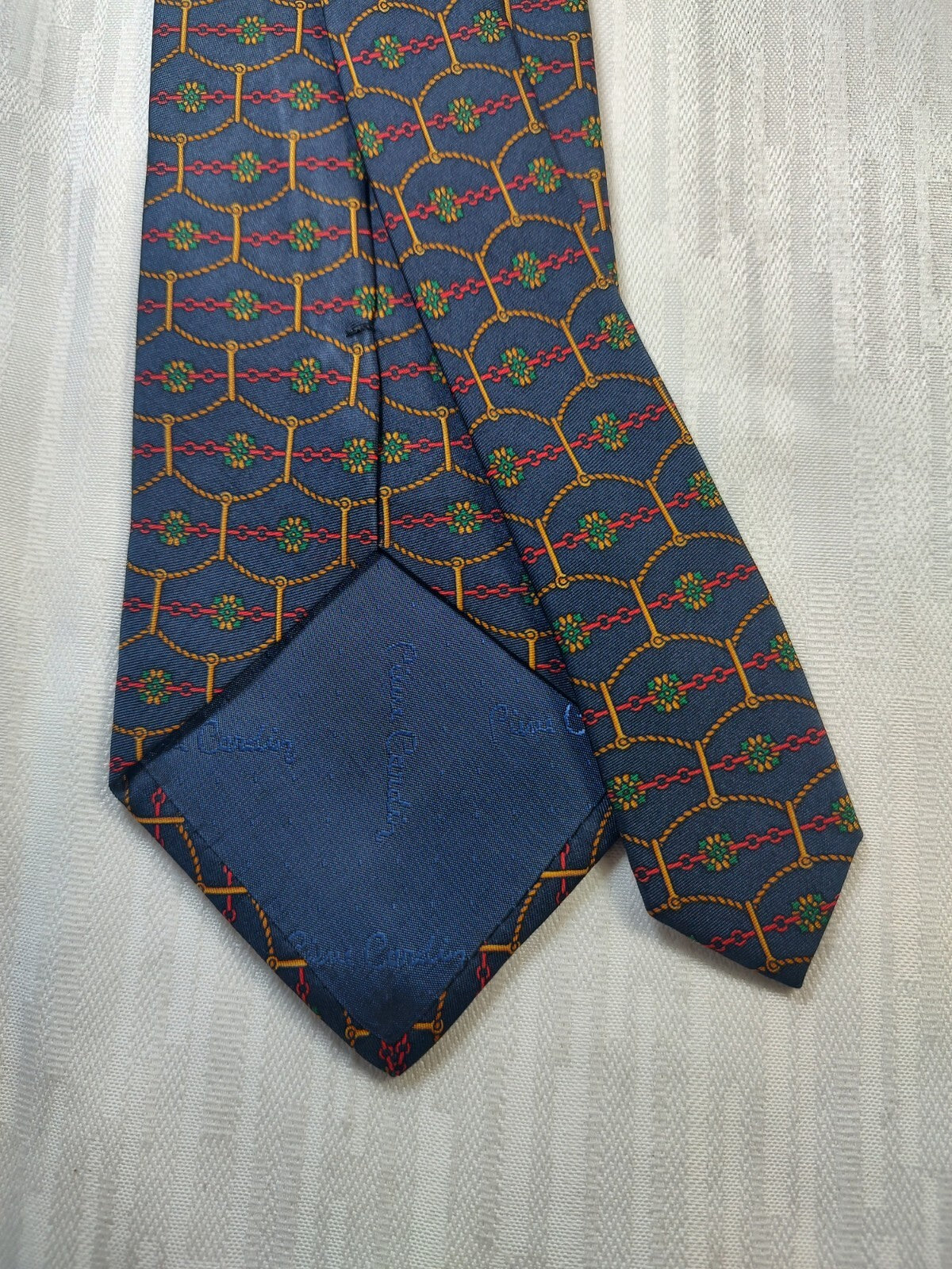 PIERRE CARDIN 100% SILK TIE SETA CRAVATTA NECKTIE MADE IN ITALY CLASSIC