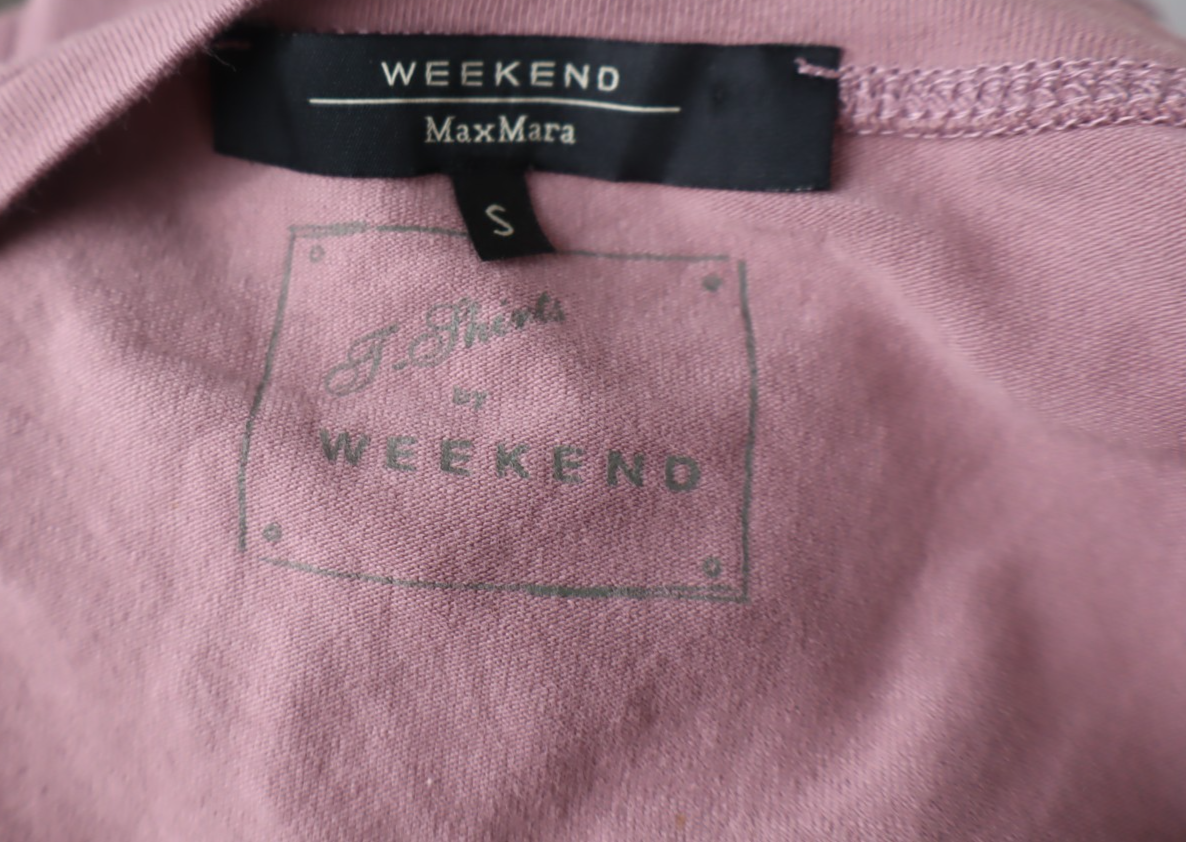 MAX MARA WEEKEND MAGLIA COTONE DONNA TG. S WOMAN CASUAL VINTAGE T-SHIRT COTTON
