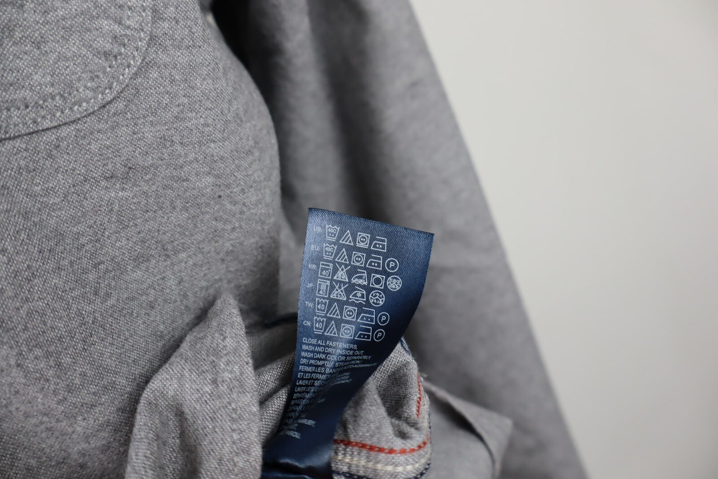 TOMMY HILFIGER DENIM CAMICIA UOMO COTONE TG. L MAN CASUAL VINTAGE COTTON SHIRT