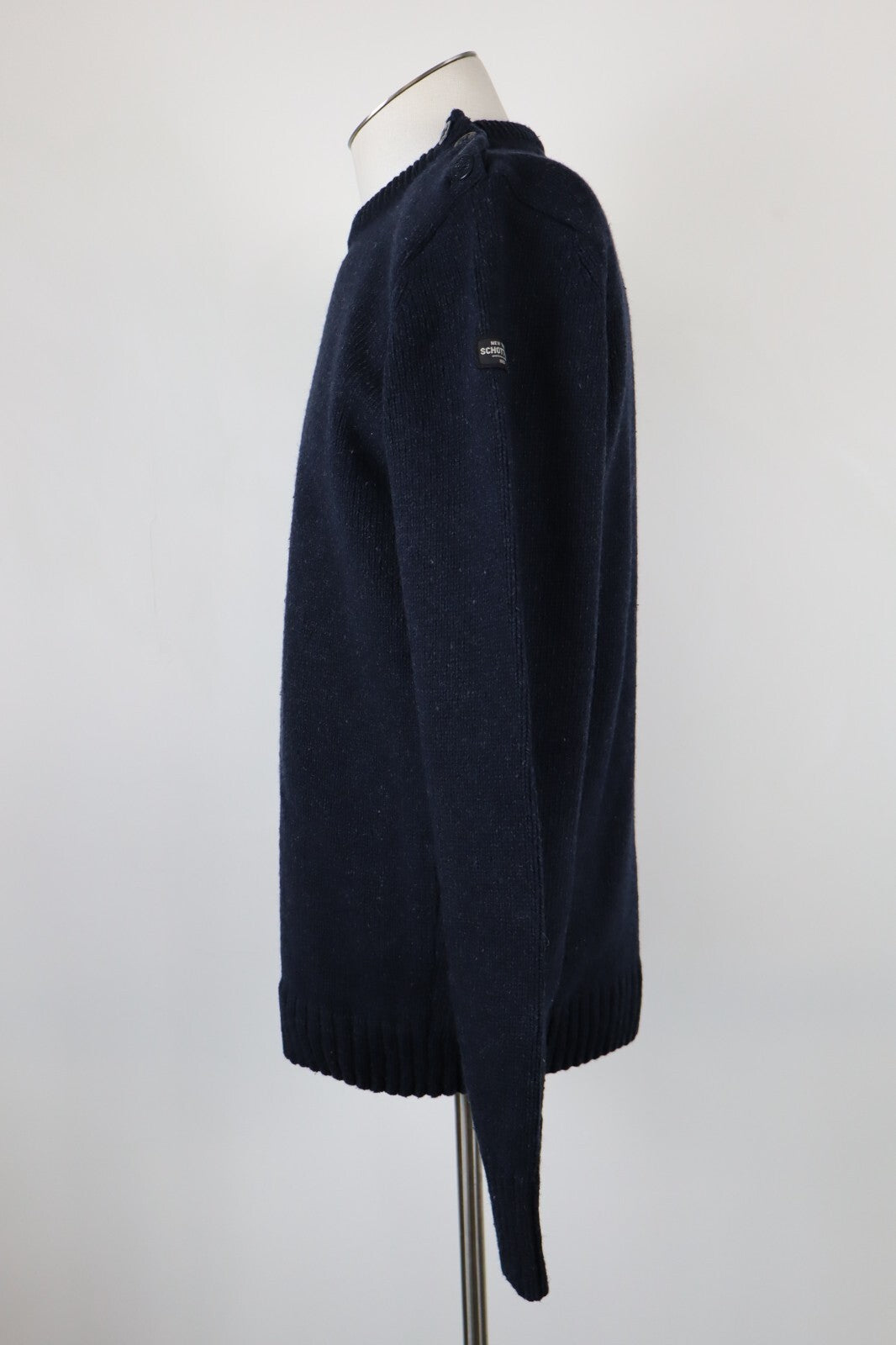 SCHOTT MAGLIONE LANA VINTAGE UOMO Tg. XL MAN WOOL SWEATER CASUAL