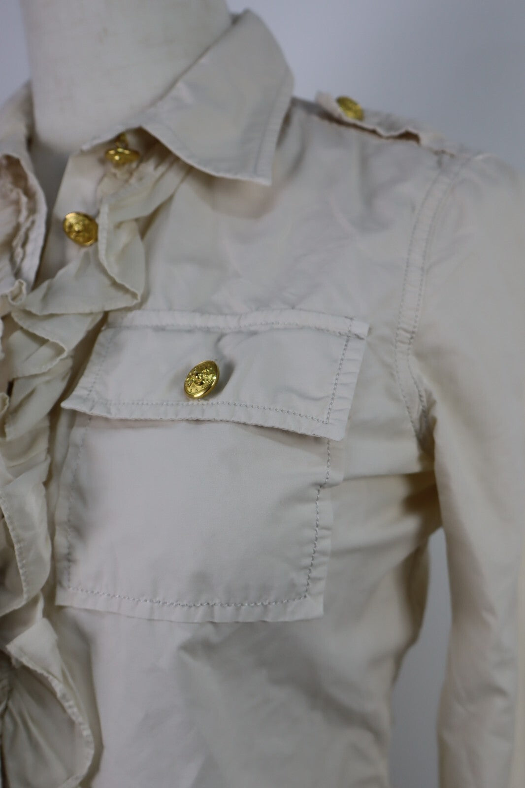 LAUREN RALPH LAUREN CAMICIA DONNA TG. S WOMAN SHIRT CASUAL VINTAGE COTONE