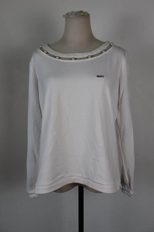 LIU JO FELPA DONNA Tg M WOMEN CASUAL VINTAGE SPORT SWEATSHIRT