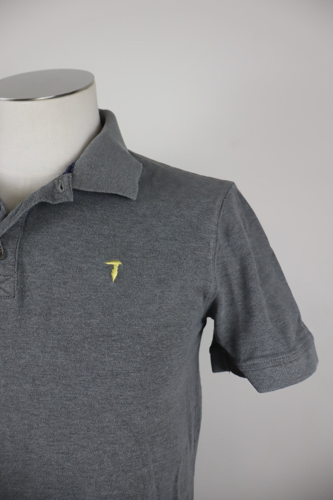 TRUSSARDI JEANS POLO MAGLIA UOMO COTONE TG. L MAN COTTON SHIRT CASUAL VINTAGE