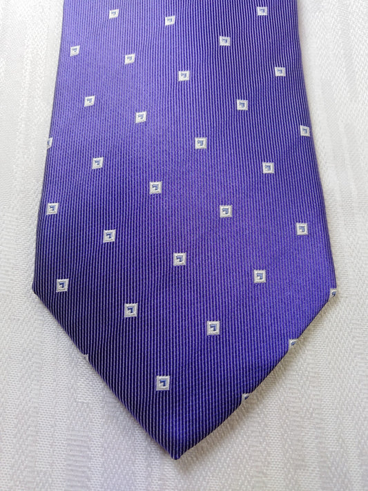 NINO SALZANO 100% SILK TIE SETA CRAVATTA NECKTIE MADE IN ITALIA CLASSIC