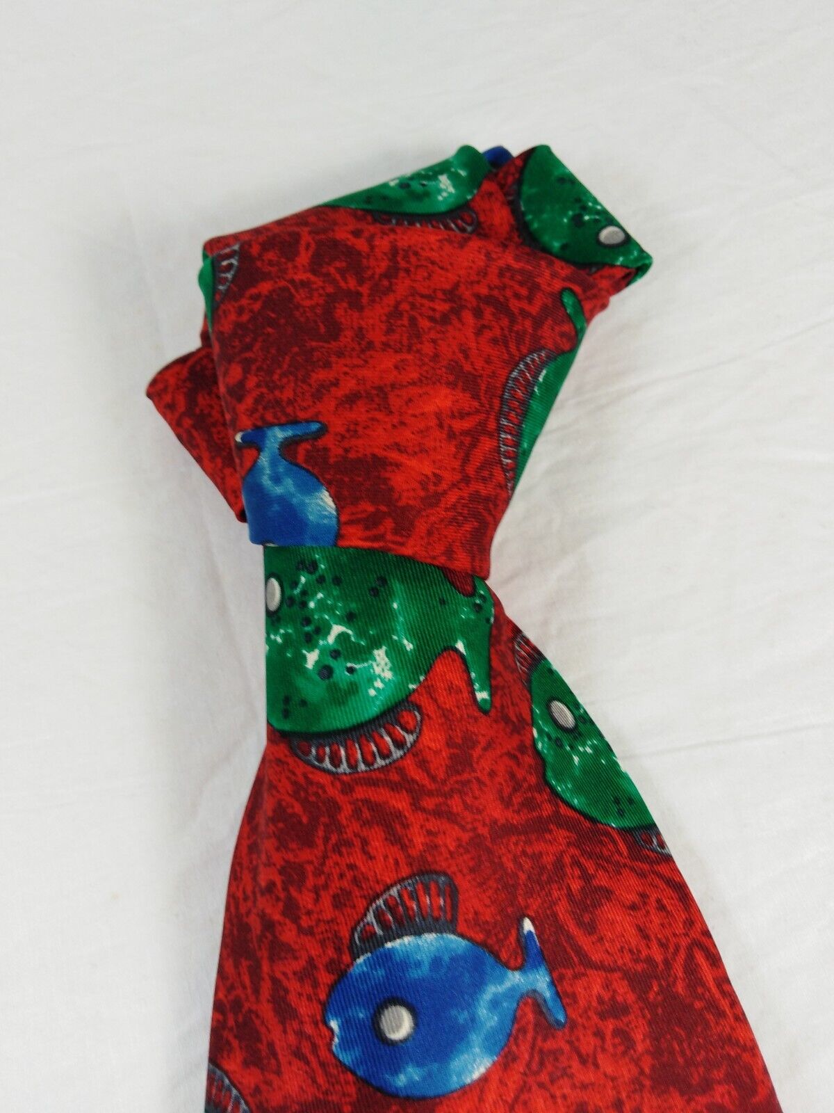 LES COPAINS 100%  SILK TIE SETA CRAVATTA NECKTIE MADE IN ITALY