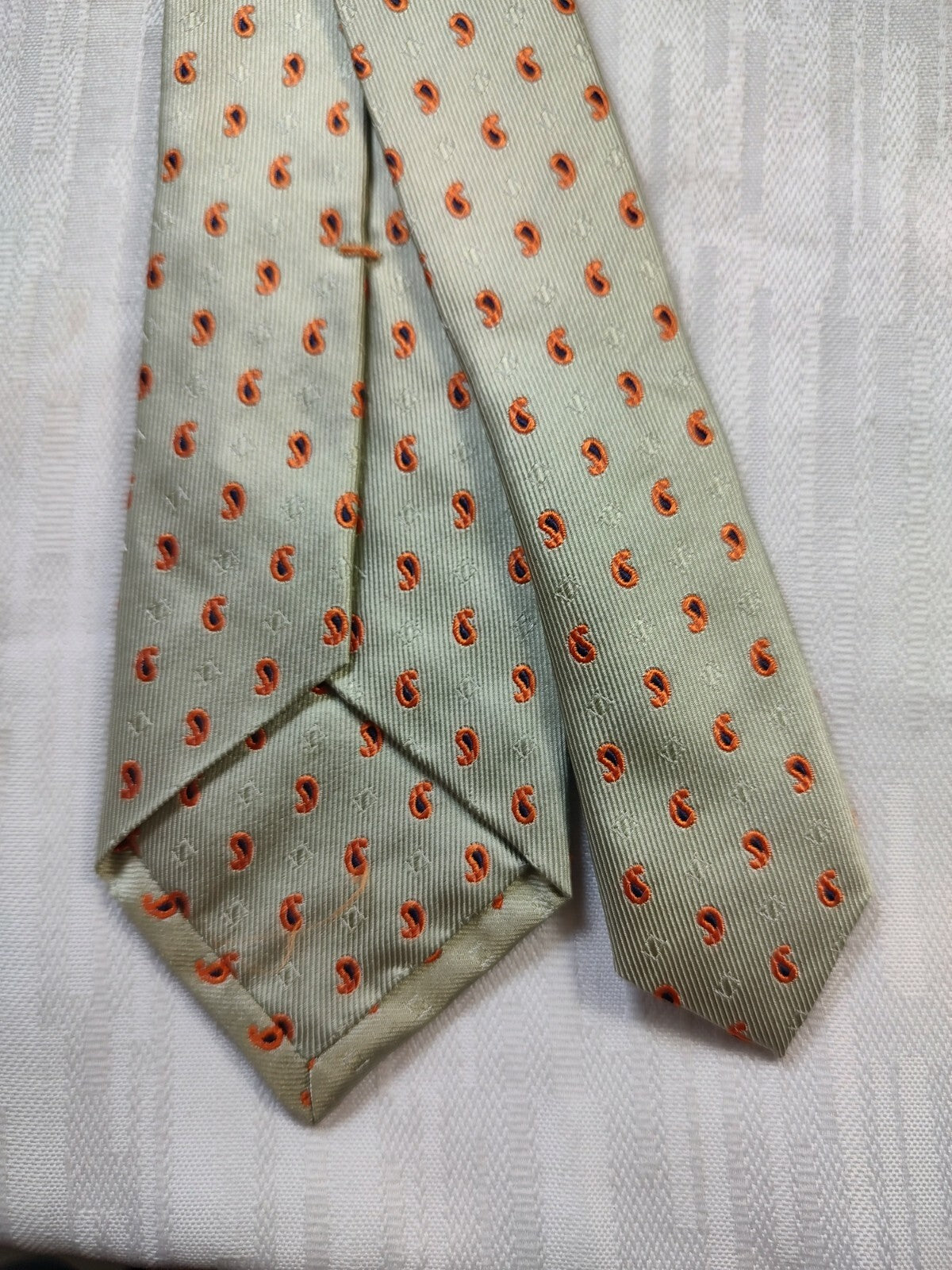 ROBERT DALHIN 100% SILK TIE SETA CRAVATTA NECKTIE  ITALIA CLASSIC SELF TIPPED
