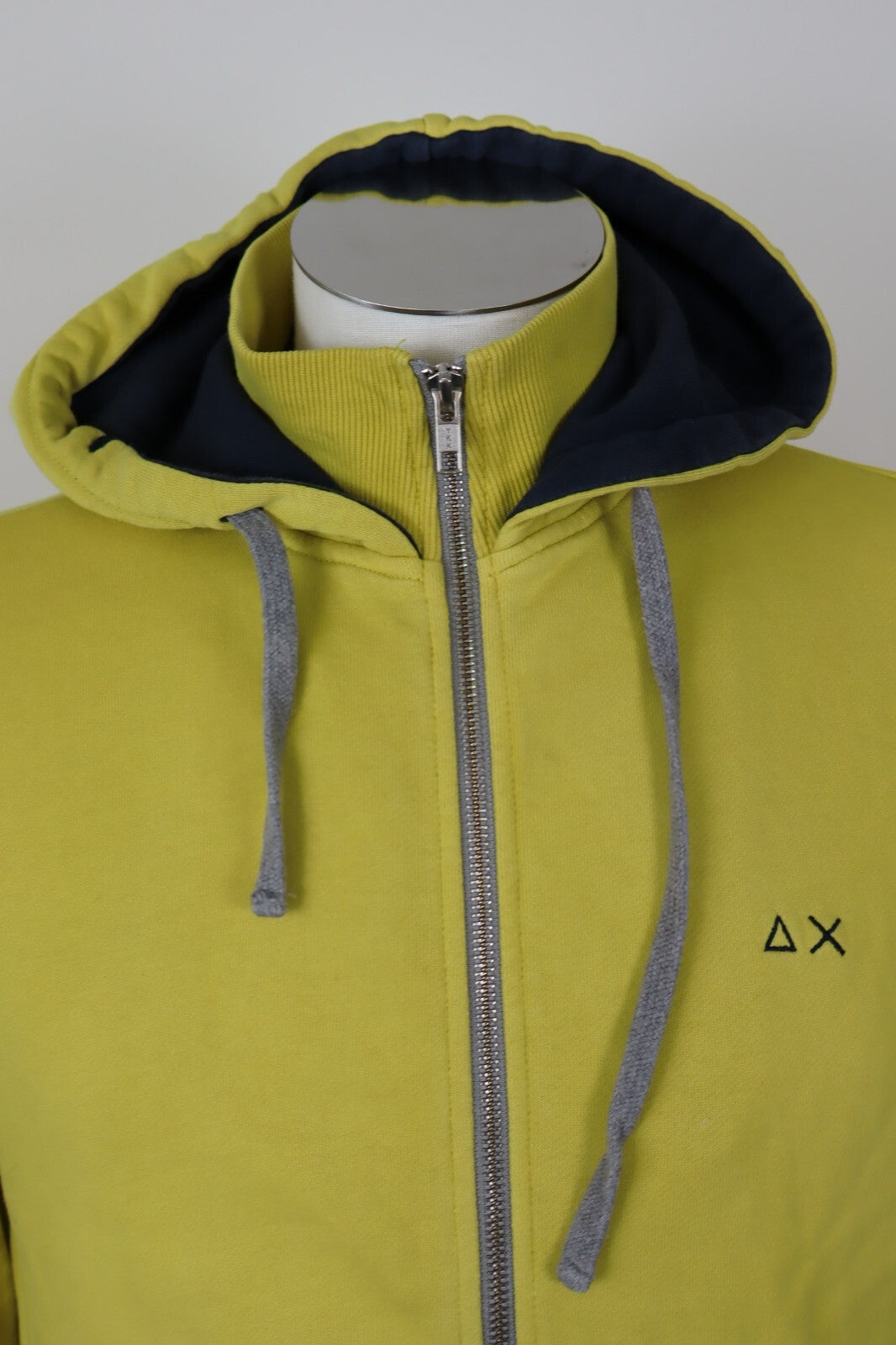 SUN68 FELPA ZIP CAPPUCCIO RAGAZZO 16 ANNI MAN SPORT  SWEATSHIRT CASUAL VINTAGE
