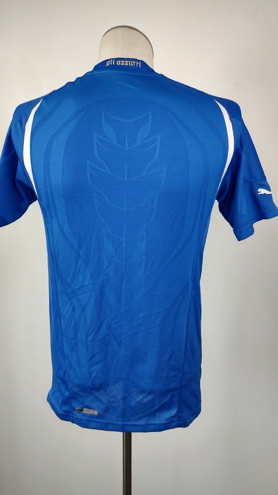 PUMA ITALIA MAGLIA CALCIO UOMO Tg S SOCCER JERSEY SPORT VINTAGE 2010