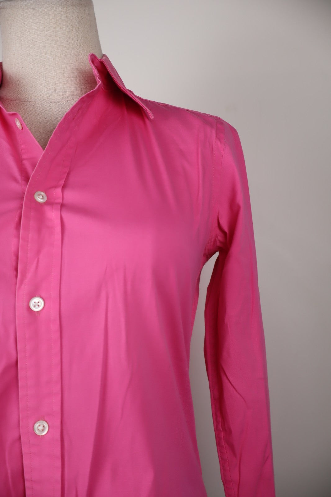 POLO RALPH LAUREN CAMICIA DONNA 6 SLIM WOMAN SHIRT CASUAL VINTAGE COTONE COTTON
