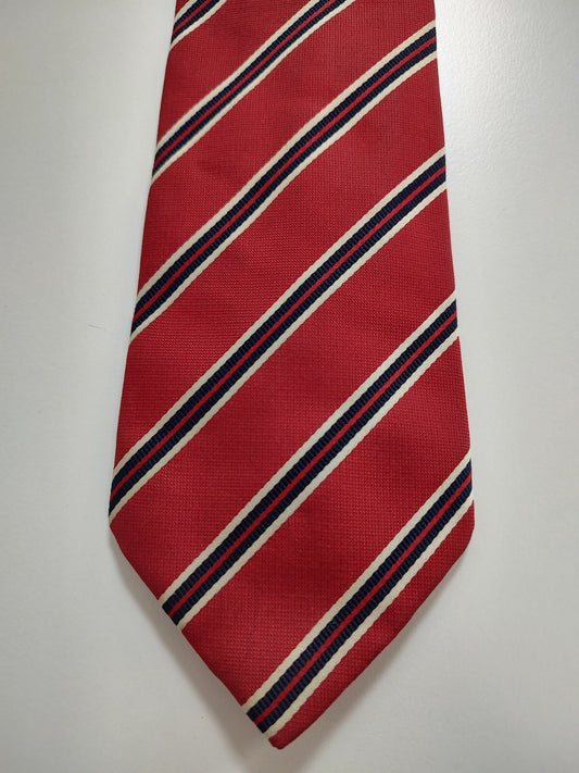 LES COPAINS  100% SILK TIE SETA CRAVATTA NECKTIE MADE IN ITALY CLASSIC