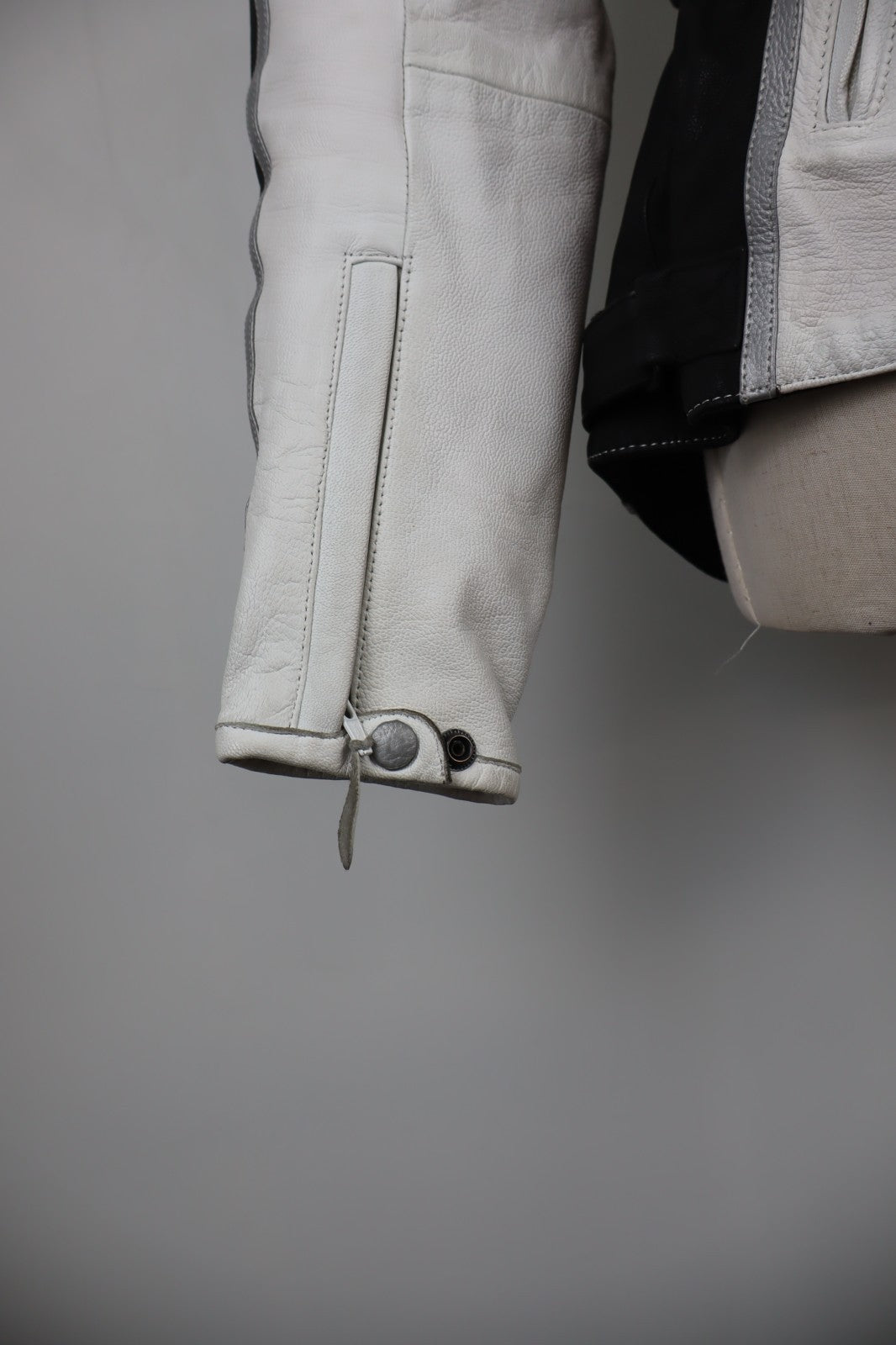 FALCO GIUBBINO PELLE MOTO DONNA Tg 44 BIKERS WOMAN VINTAGE JACKET PROTEZIONI