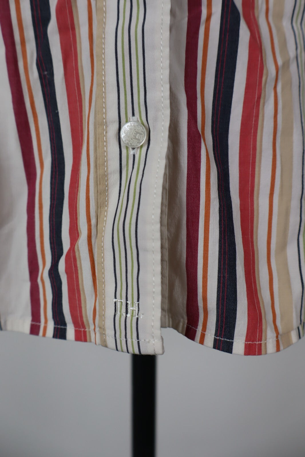 TOMMY HILFIGER CAMICIA DONNA TG. M WOMAN SHIRT CASUAL VINTAGE COTONE