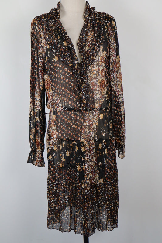 PIERRE CARDIN PARIS VESTITO ABITO DONNA TG. 46 WOMAN CASUAL VINTAGE DRESS