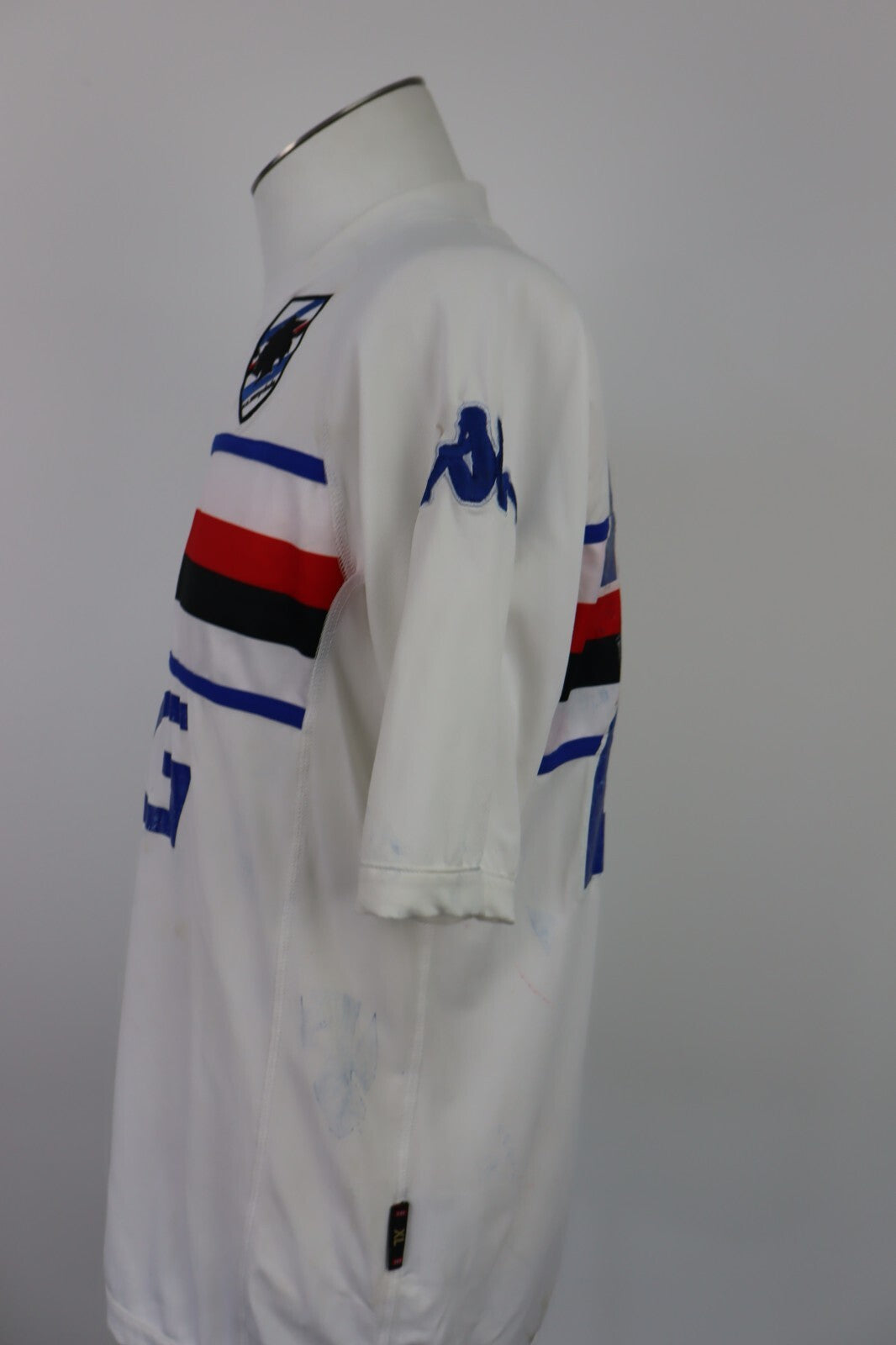 KAPPA SAMPDORIA PISANO N  26 MAGLIA CALCIO TG XL UOMO MAN T-SHIRT SOCCER SPORT