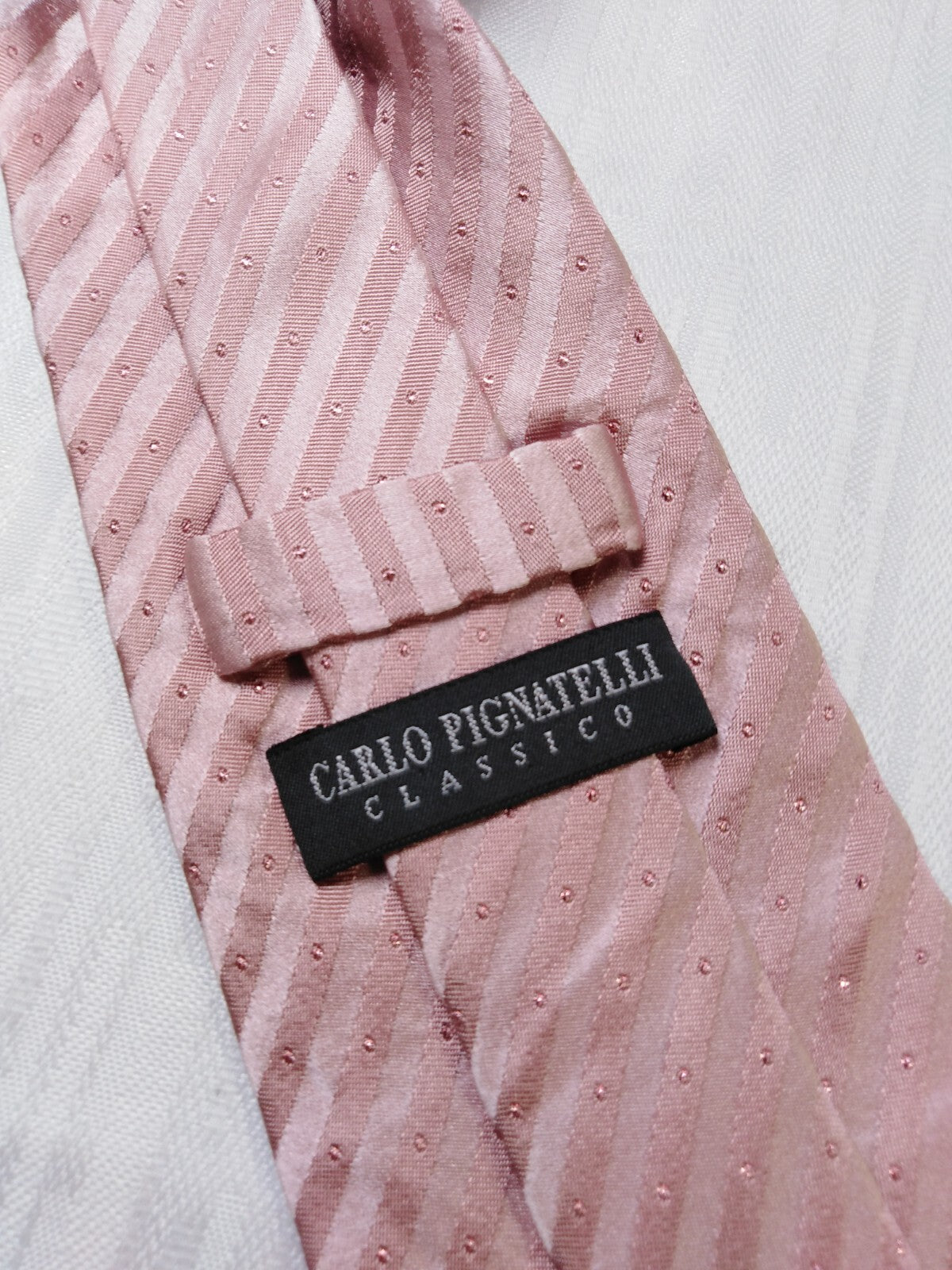 CARLO PIGNATELLI 100% SILK TIE SETA CRAVATTA NECKTIE MADE IN ITALIA CLASSIC