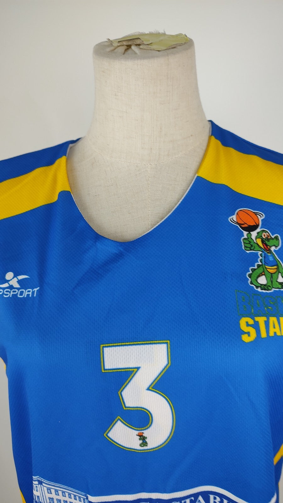 STABIA CANNAVALE N. 3 CANOTTA DONNA BASKET INDOSSATA TG M SPORT DOUBLE-FACE