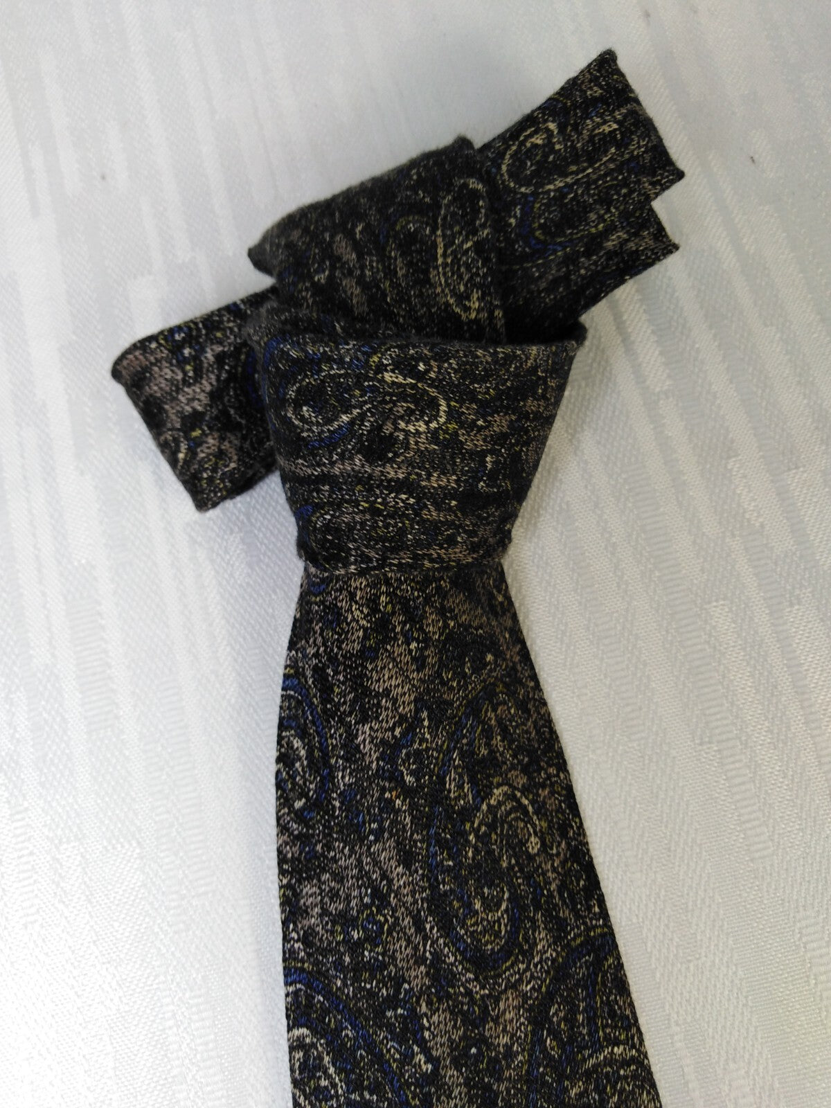 BASILE 100% SETA SILK TIE CRAVATTA NECKTIE ITALY VINTAGE