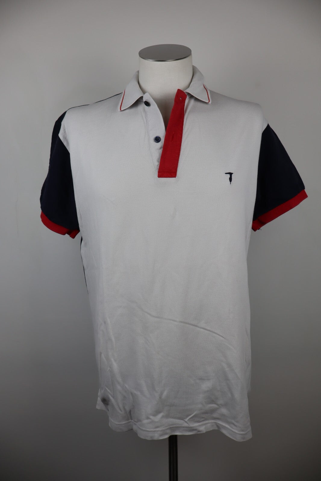 TRU TRUSSARDI MAGLIA POLO UOMO COTONE TG. 2XL MAN COTTON SHIRT CASUAL VINTAGE