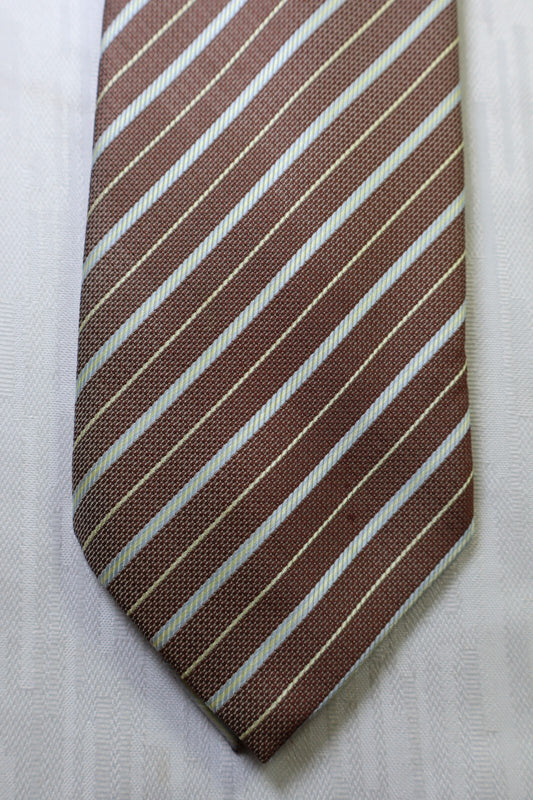 ANTONIO BASILE SILK TIE SETA CRAVATTA NECKTIE MADE IN ITALY SELF TIPPED