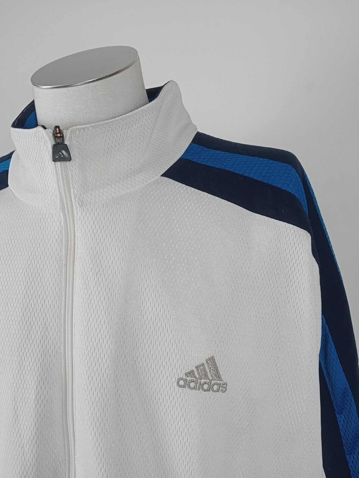 ADIDAS BASKETBALL GIACCA FELPA SPORT UOMO Tg 2XL MAN VINTAGE JACKET VINTAGE