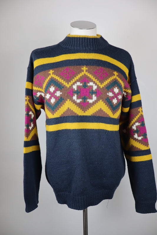 LEE MAGLIONE LANA MAGLIA WOOL UOMO TG M MAN SWEATER CASUAL VINTAGE