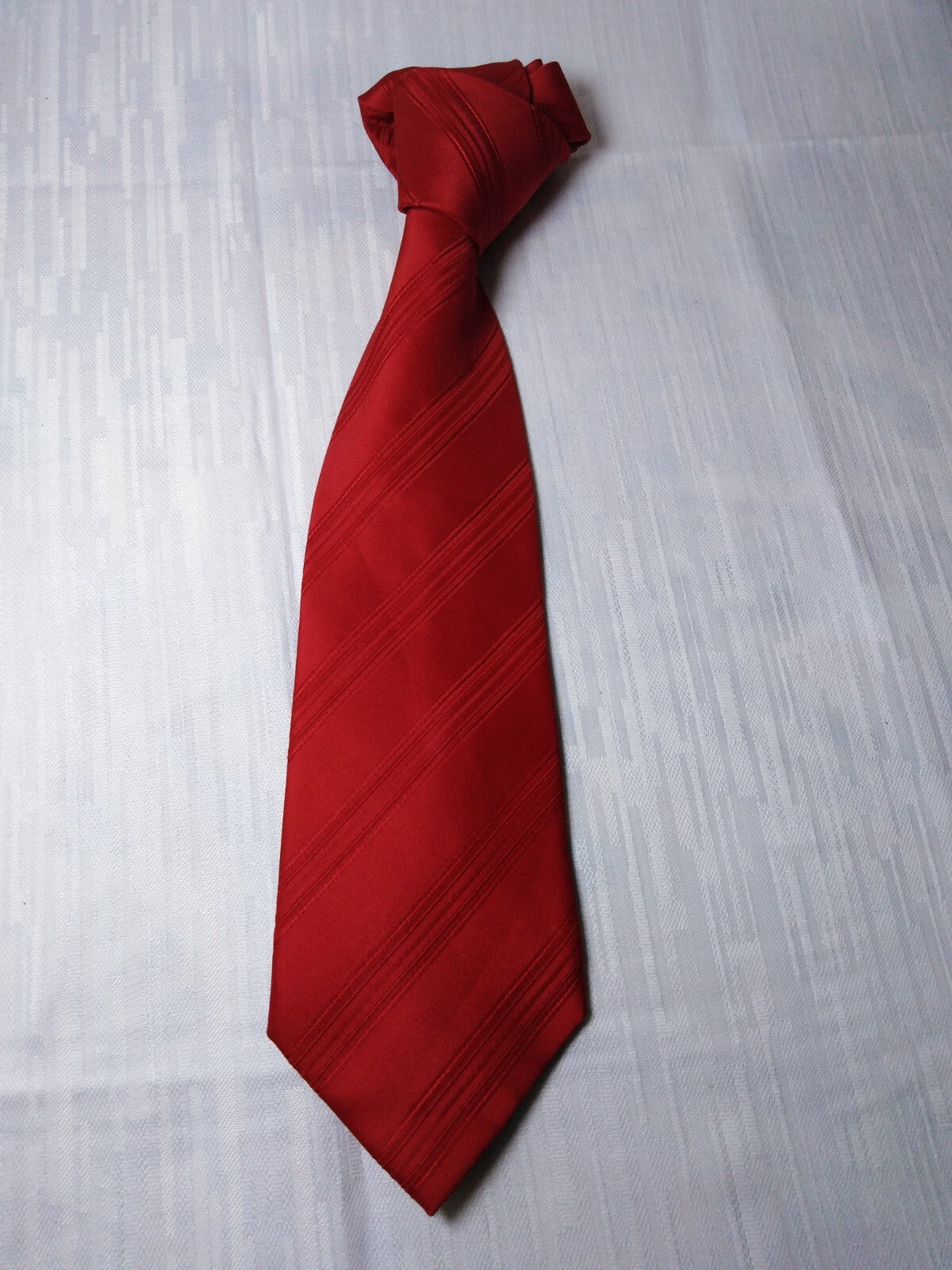 LUCIO LAMBERTI 100%  SILK TIE SETA CRAVATTA SELF TIPPED NECKTIE MADE ITALY