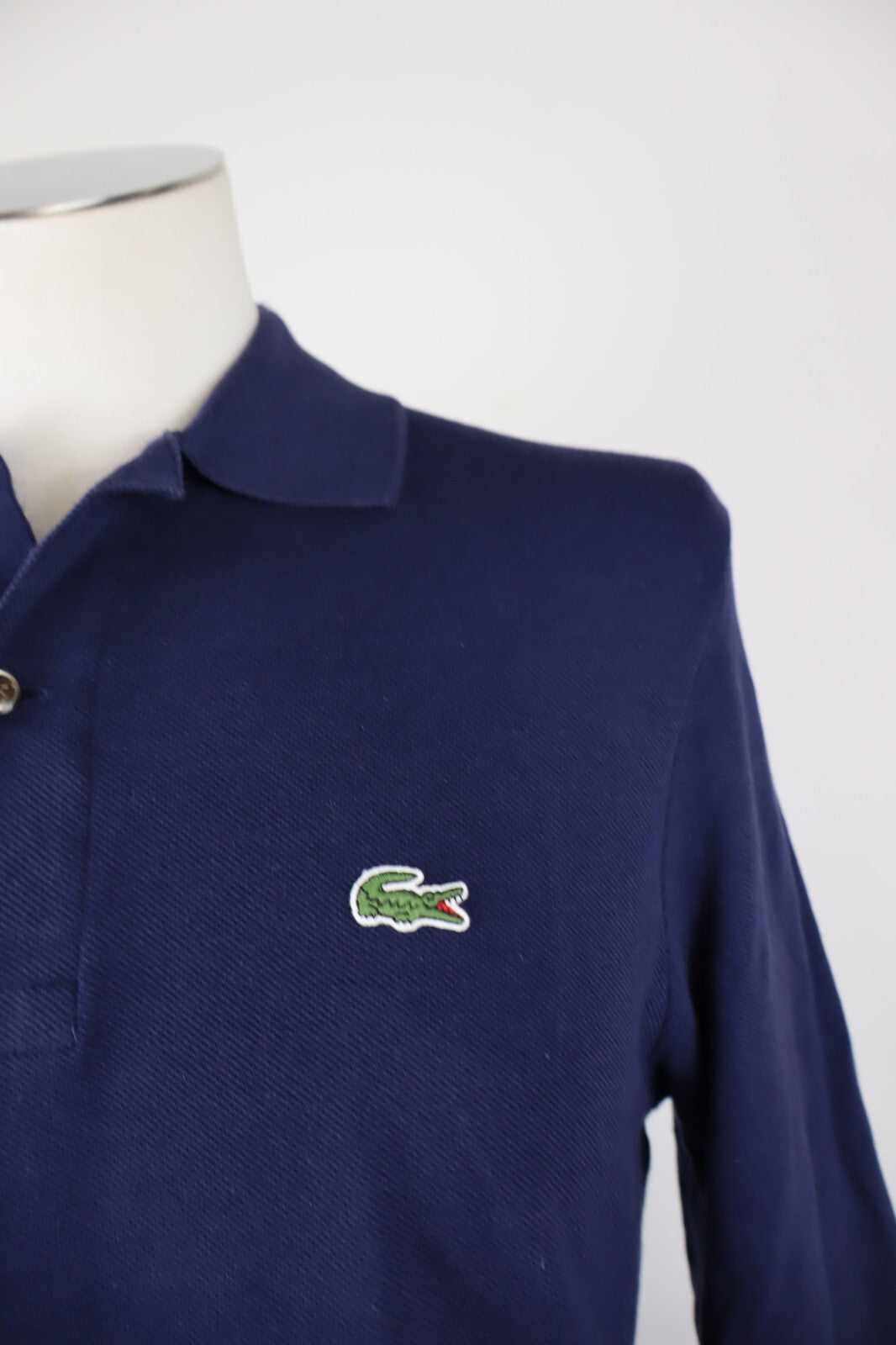 LACOSTE POLO MAGLIA UOMO COTONE TG 3 MAN T-SHIRT CASUAL VINTAGE COTTON