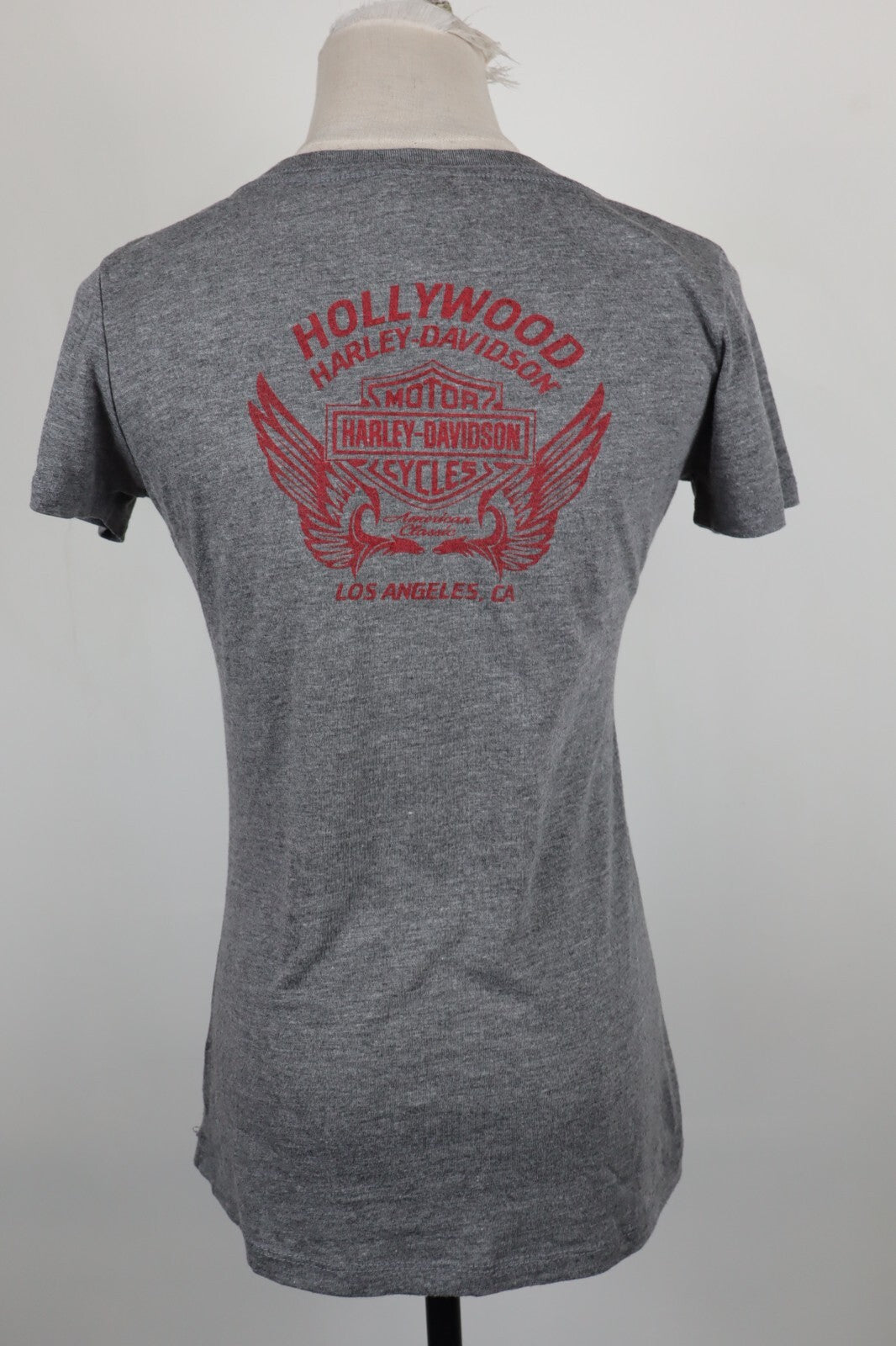 HARLEY DAVIDSON MAGLIA DONNA TG. M WOMAN CASUAL VINTAGE COTTON T-SHIRT COTONE