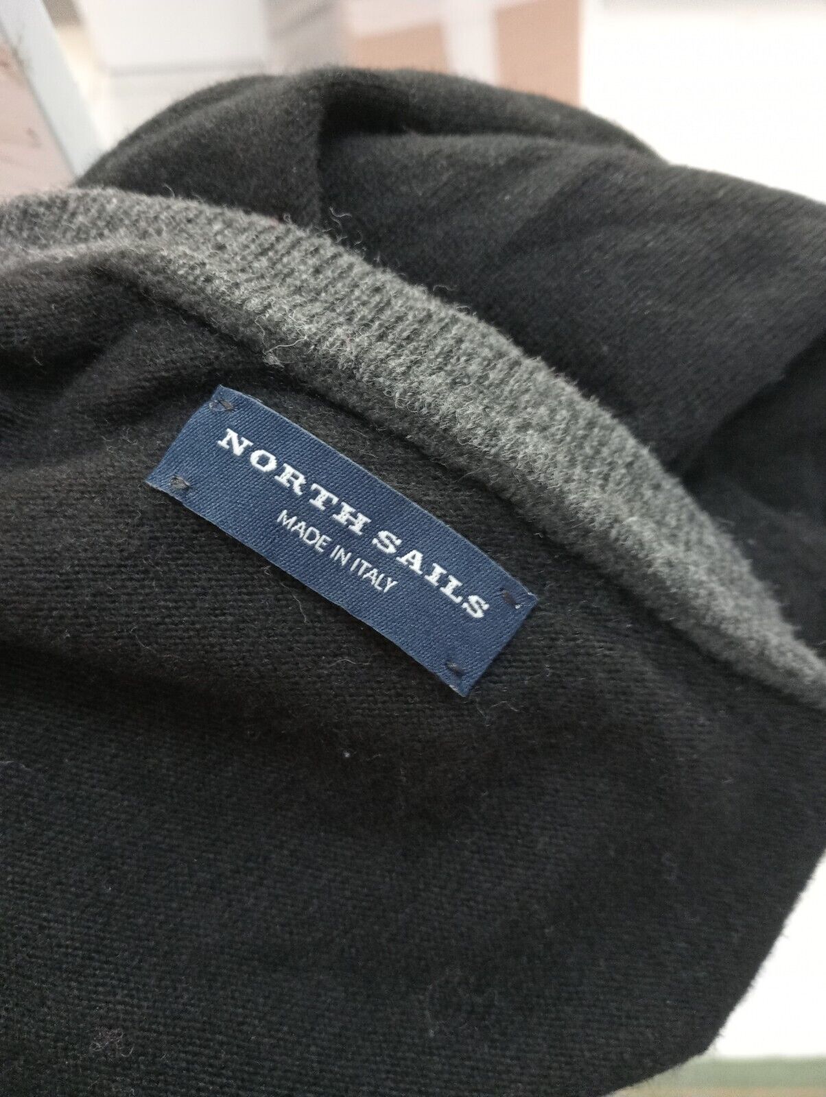 NORTH SAILS MAGLIONE LANA COTONE VINTAGE UOMO Tg. L MAN SWEATER CASUAL