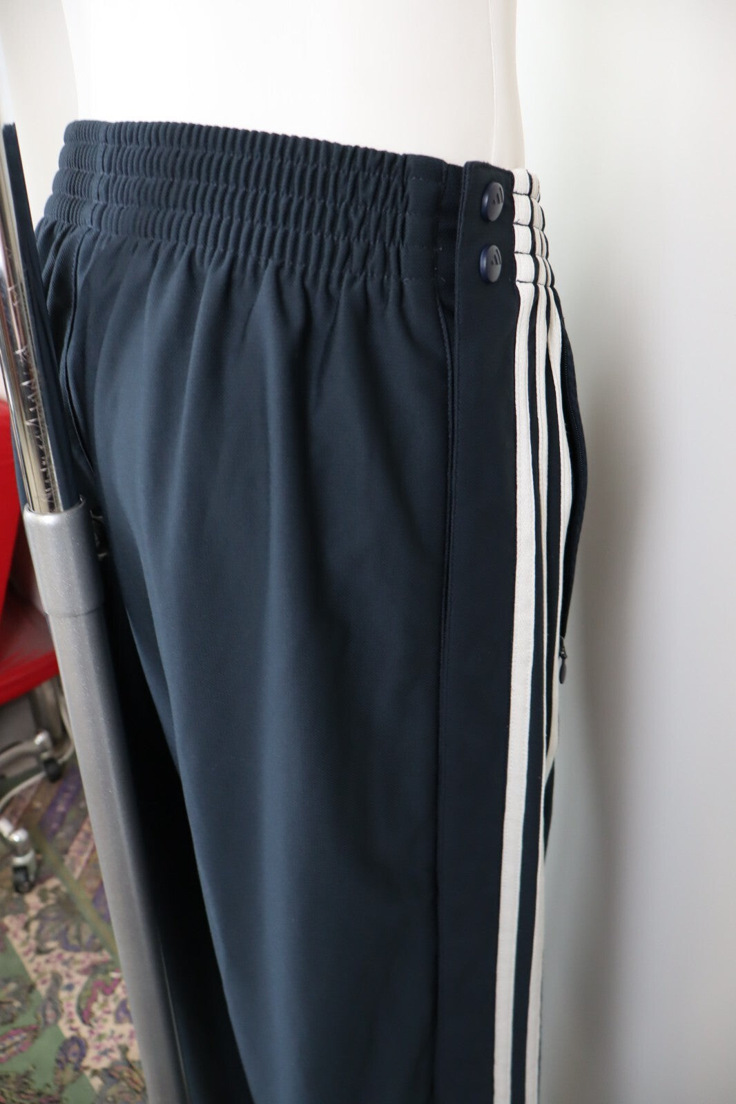 ADIDAS REAL MADRID PANTALONE CALCIO TUTA SPORT UOMO TG L MEN VINTAGE PANTS