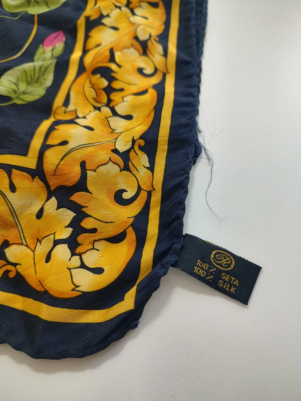 R  FOULARD 100% SILK SCARVES SCARF RECTANGLE SETA MADE IN ITALY