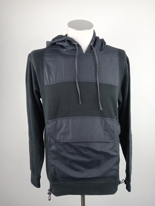 DC SHOES FELPA CAPPUCCIO UOMO Tg S MAN SWEATSHIRT COTONE CASUAL VINTAGE