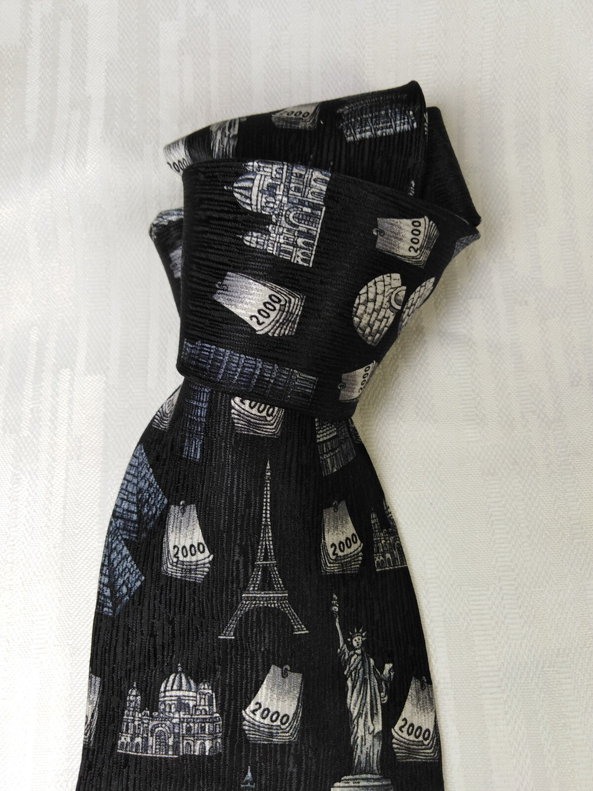 BARTON 100% SETA SILK  TIE CRAVATTA NECKTIE ITALY VINTAGE CLASSIC