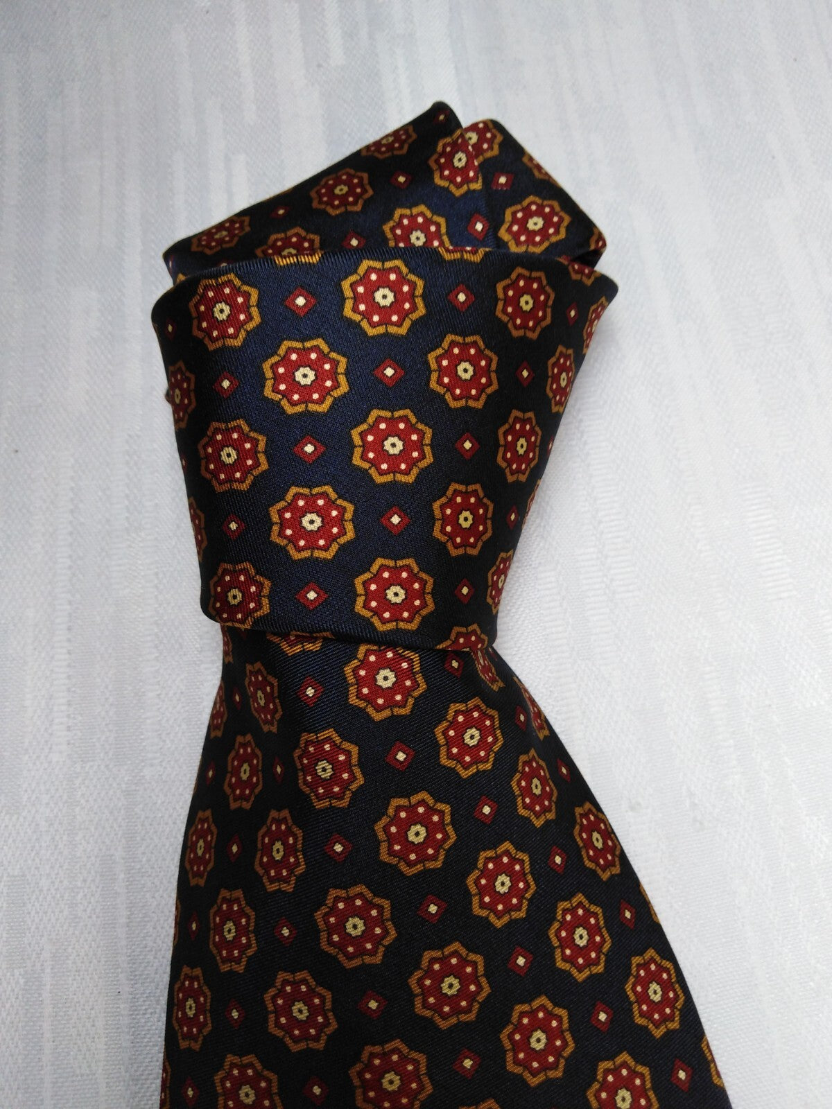 ROXY 100% SILK TIE SETA CRAVATTA NECKTIE MADE IN ITALY CLASSIC