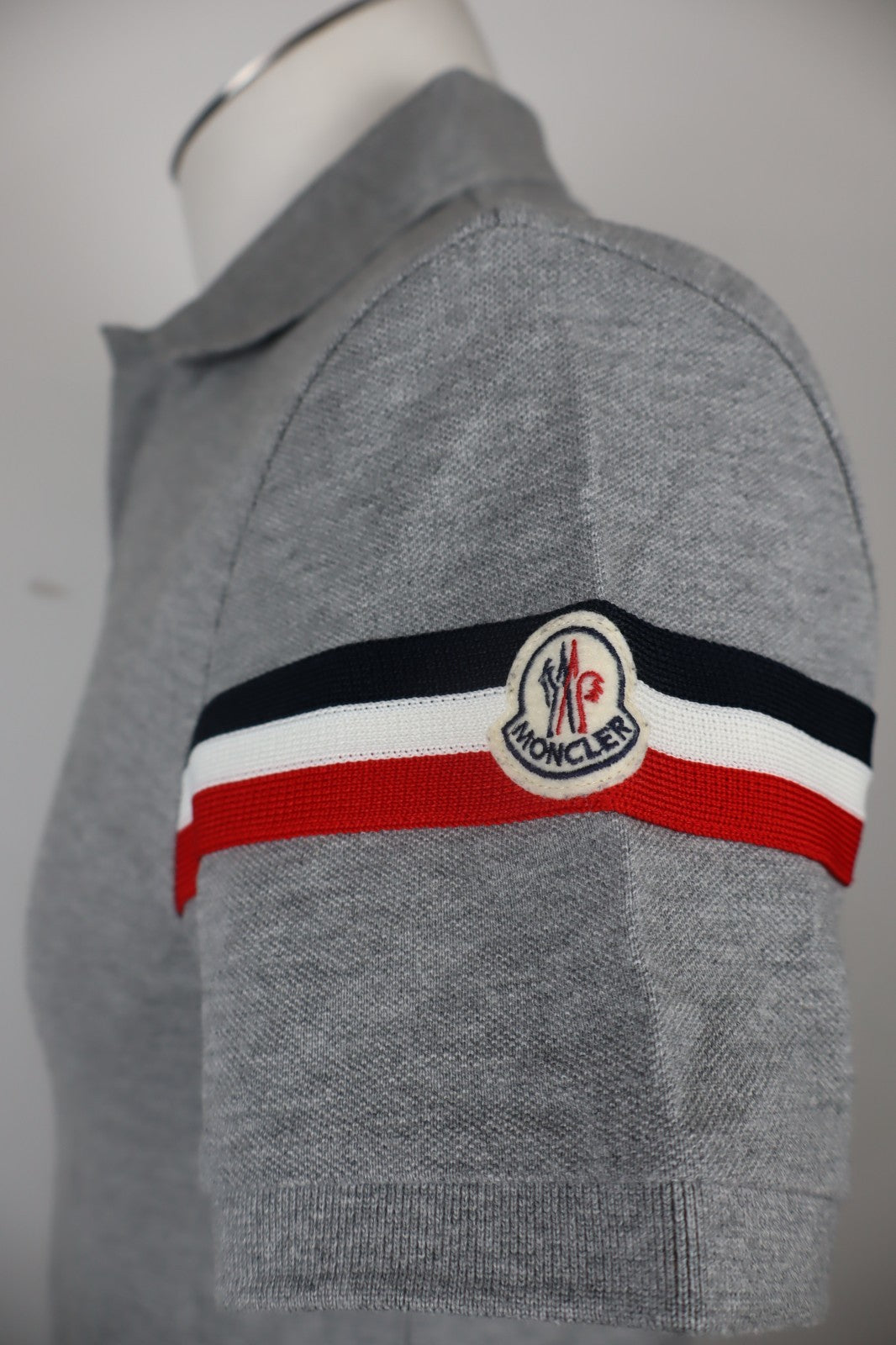 MONCLER POLO MAGLIA UOMO COTONE TG S MAN COTTON T-SHIRT CASUAL VINTAGE LOGO