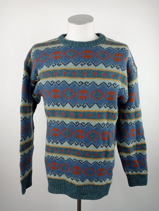 CARRERA MAGLIONE WOOL LANA VINTAGE UOMO M MAN SWEATER CASUAL ITALY